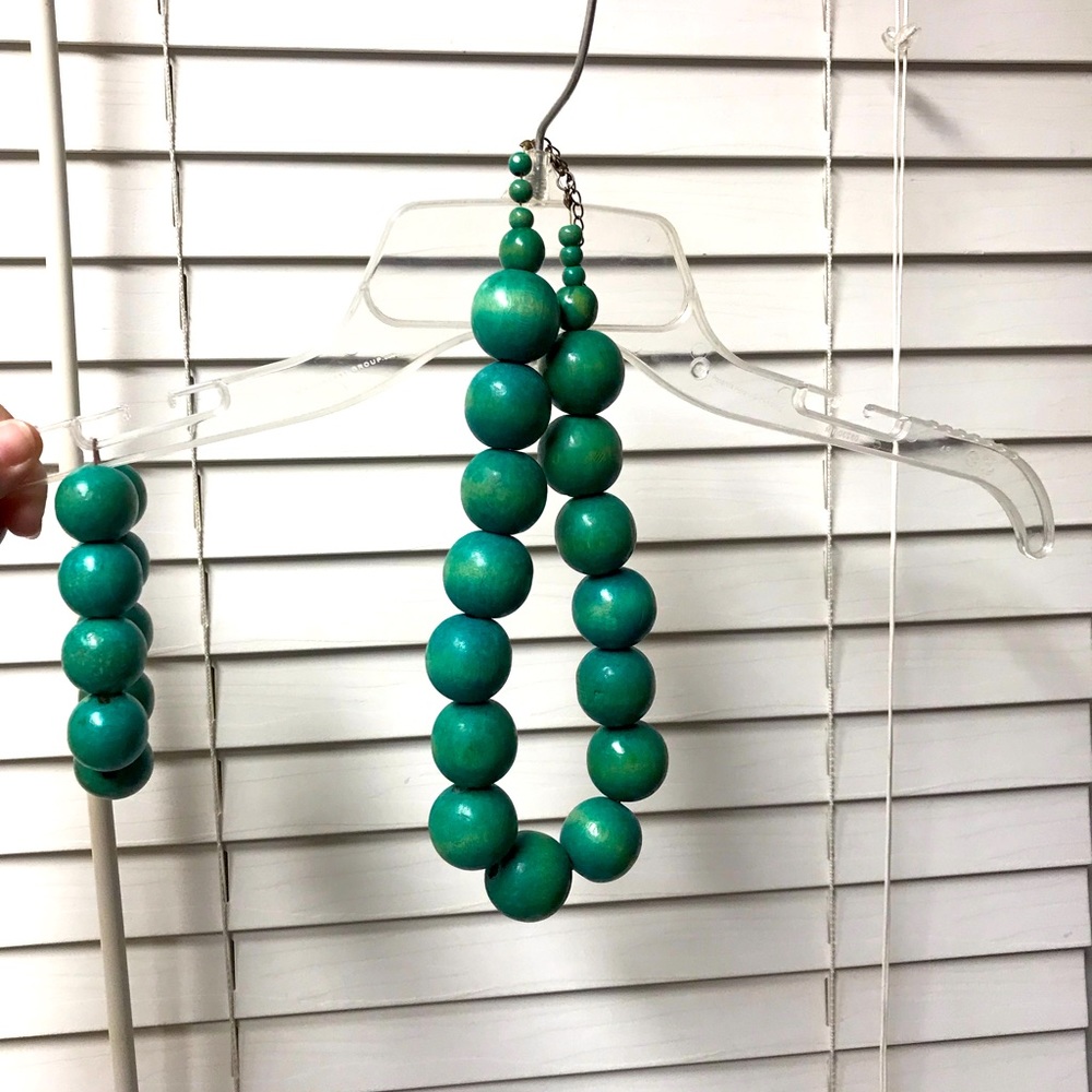 Chunky necklace and bracelet set - Picture 1 of 3